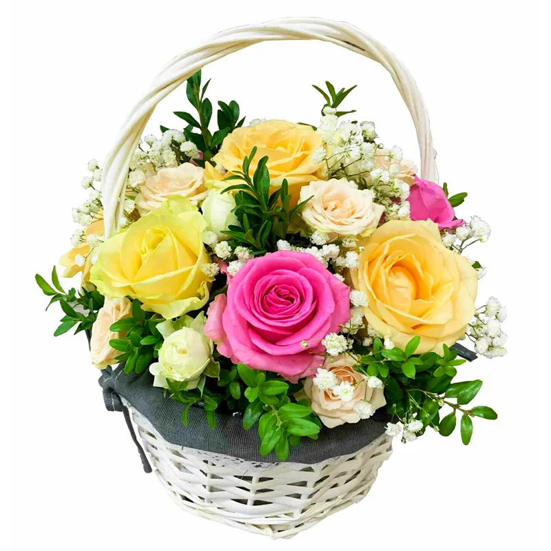 Корзина с цветами Мое сердце